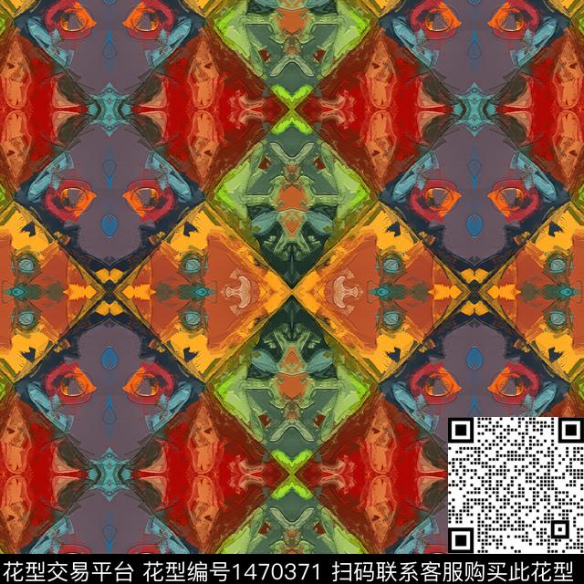 唐装虞美人数码印花华亿平台下载（图片编号: 1470371） - 瓦栏（Walan）