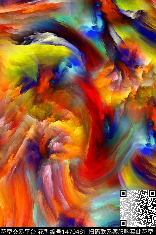 年轻女性潮牌大牌风数码印花华亿平台下载（图片编号: 1470461） - 瓦栏（Walan）