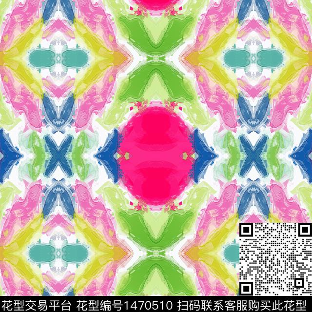 唐装虞美人数码印花华亿平台下载（图片编号: 1470510） - 瓦栏（Walan）