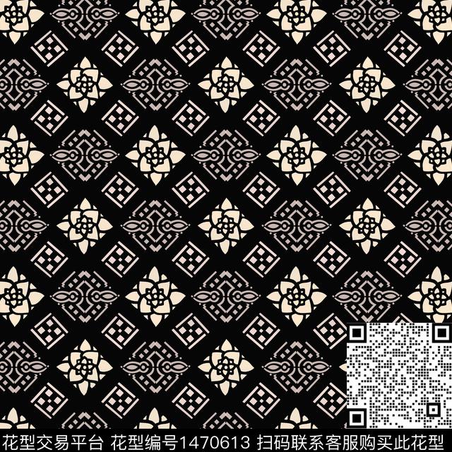 线条几何男装传统印花华亿平台下载（图片编号: 1470613） - 瓦栏（Walan）