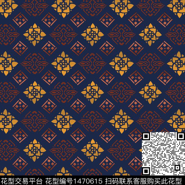 线条几何男装传统印花华亿平台下载（图片编号: 1470615） - 瓦栏（Walan）