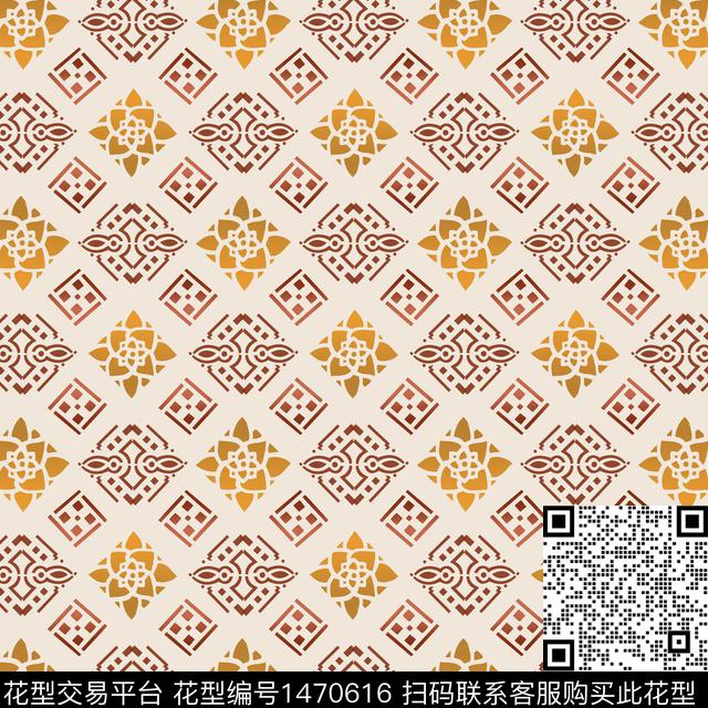 线条几何男装传统印花华亿平台下载（图片编号: 1470616） - 瓦栏（Walan）