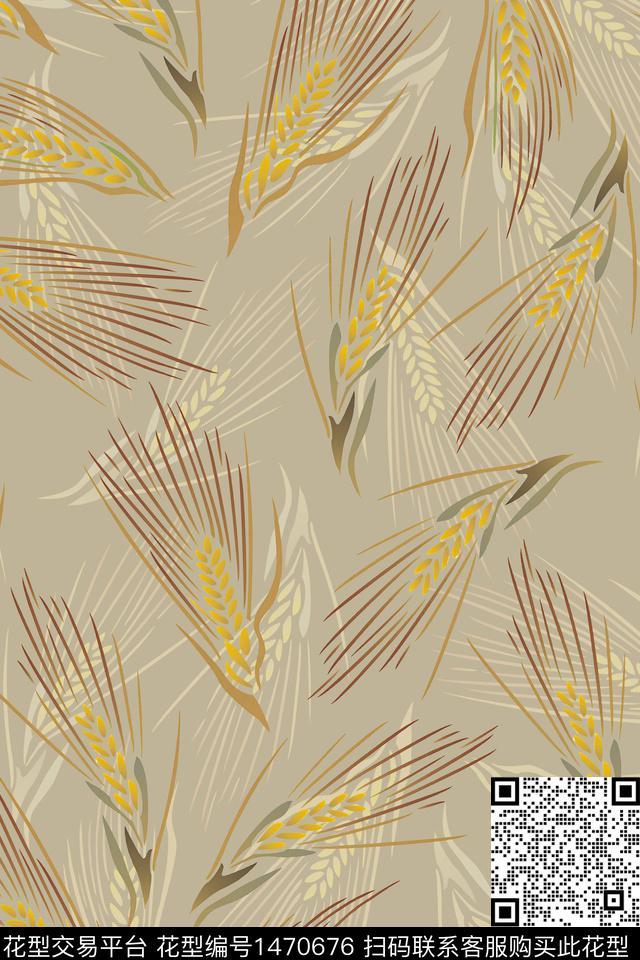 民族花卉花卉大牌风数码印花华亿平台下载（图片编号: 1470676） - 瓦栏（Walan）