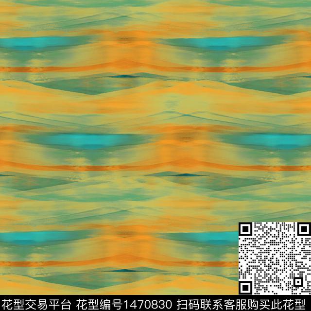 线条笔触大牌风数码印花华亿平台下载（图片编号: 1470830） - 瓦栏（Walan）