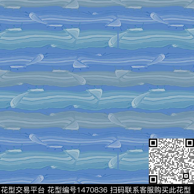 线条笔触大牌风数码印花华亿平台下载（图片编号: 1470836） - 瓦栏（Walan）