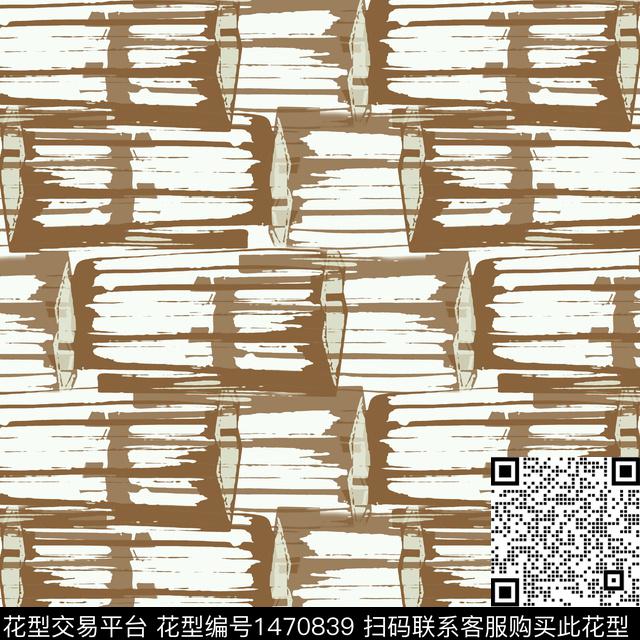 线条笔触大牌风传统印花华亿平台下载（图片编号: 1470839） - 瓦栏（Walan）