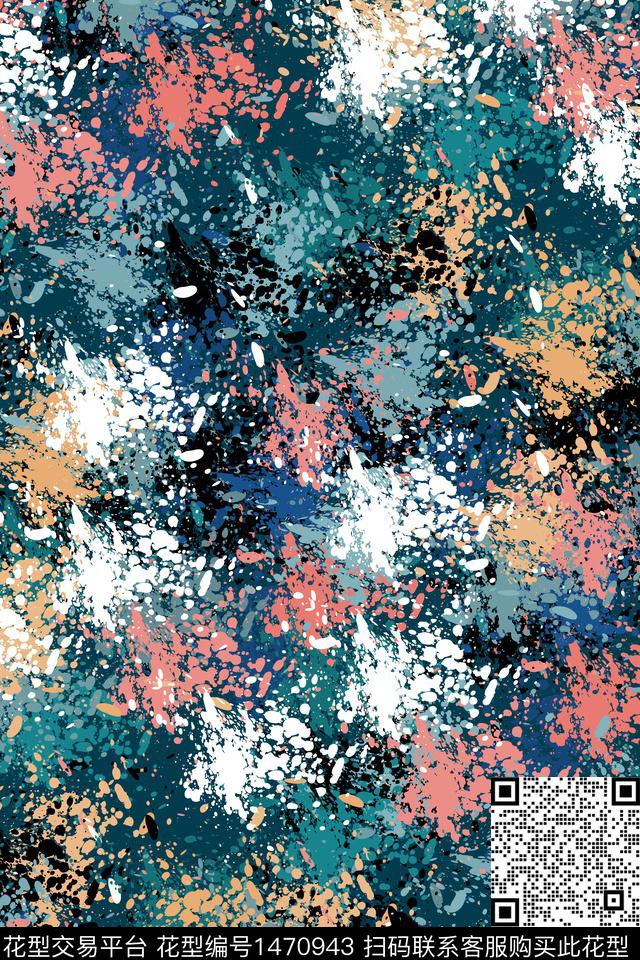 抽象男装户外家居服传统印花华亿平台下载（图片编号: 1470943） - 瓦栏（Walan）