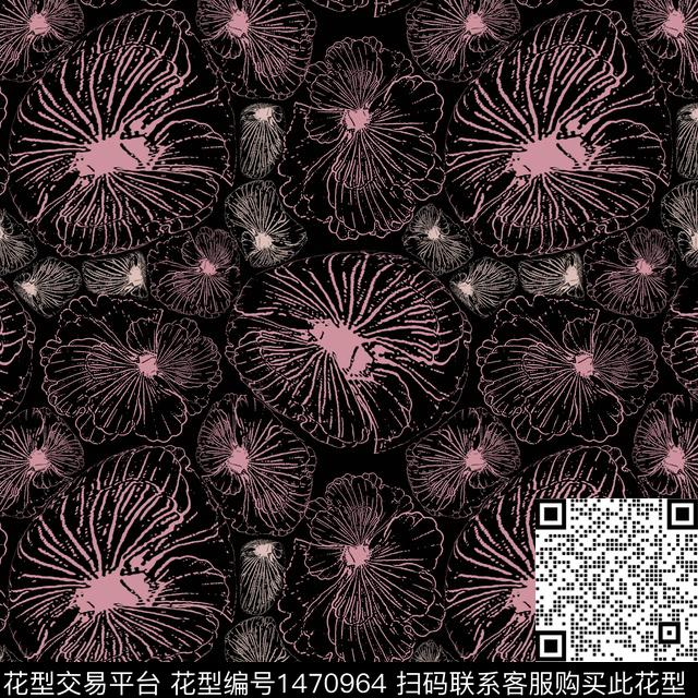 花卉大牌风小碎花传统印花华亿平台下载（图片编号: 1470964） - 瓦栏（Walan）