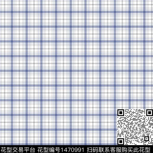 线条格子简约传统印花华亿平台下载（图片编号: 1470991） - 瓦栏（Walan）