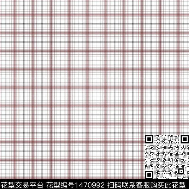 线条格子简约传统印花华亿平台下载（图片编号: 1470992） - 瓦栏（Walan）