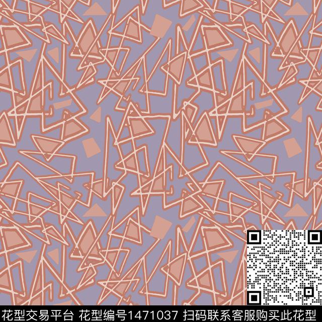 线条几何三角形传统印花华亿平台下载（图片编号: 1471037） - 瓦栏（Walan）