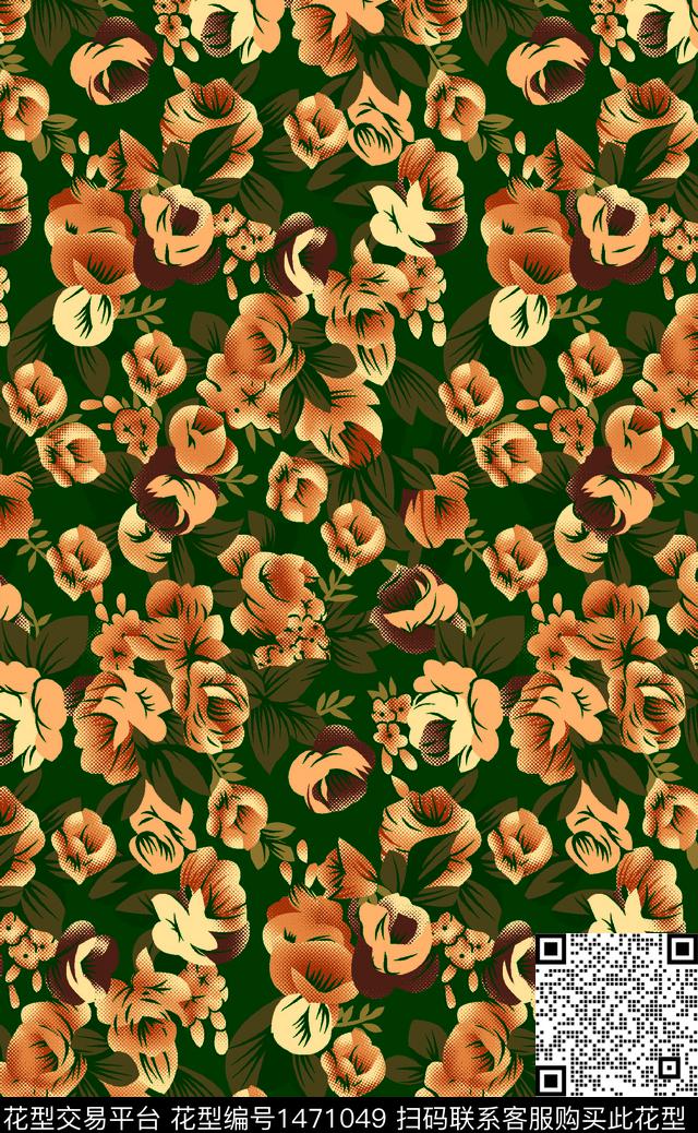 几何数码华亿平台大牌风数码印花华亿平台下载（图片编号: 1471049） - 瓦栏（Walan）