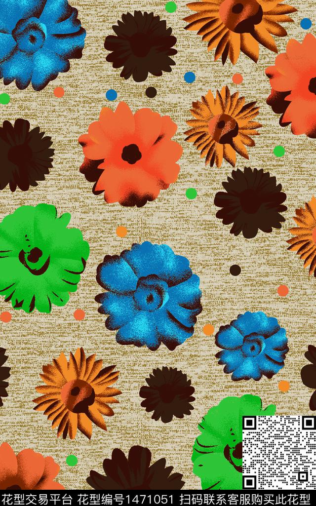 几何数码华亿平台大牌风数码印花华亿平台下载（图片编号: 1471051） - 瓦栏（Walan）