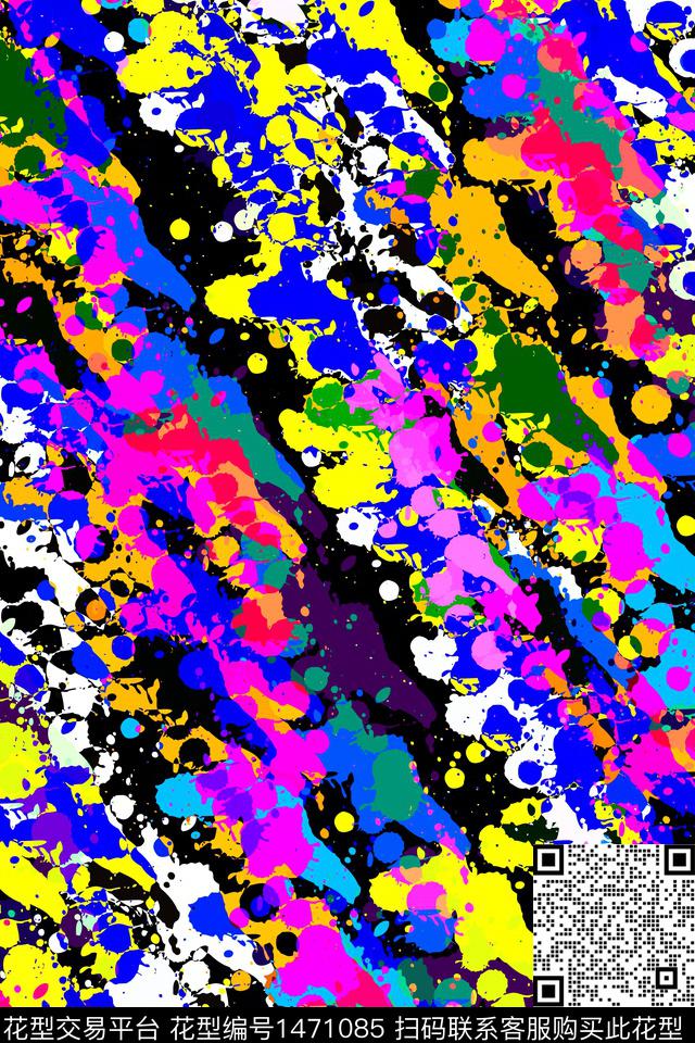 抽象男装户外家居服传统印花华亿平台下载（图片编号: 1471085） - 瓦栏（Walan）