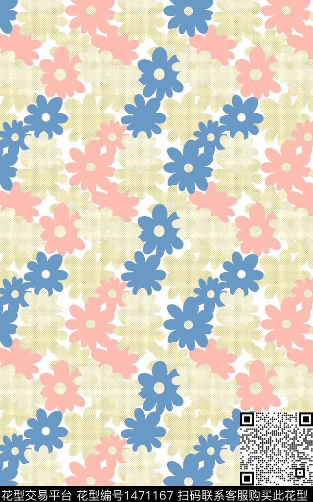 女装墙纸花卉传统印花华亿平台下载（图片编号: 1471167） - 瓦栏（Walan）