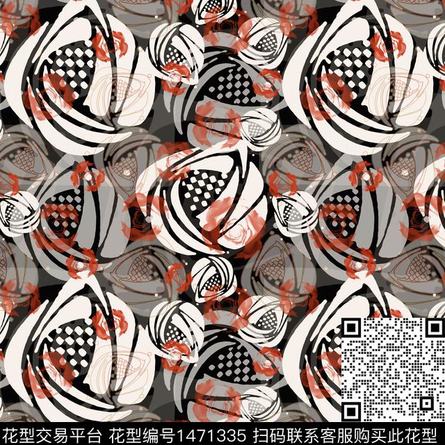 花卉小碎花玫瑰花语数码印花华亿平台下载（图片编号: 1471335） - 瓦栏（Walan）