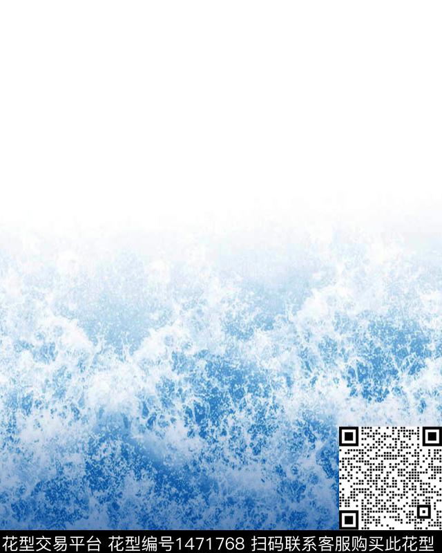 写意时尚休闲数码印花华亿平台下载（图片编号: 1471768） - 瓦栏（Walan）