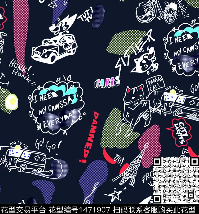 女装花卉裙数码印花华亿平台下载（图片编号: 1471907） - 瓦栏（Walan）