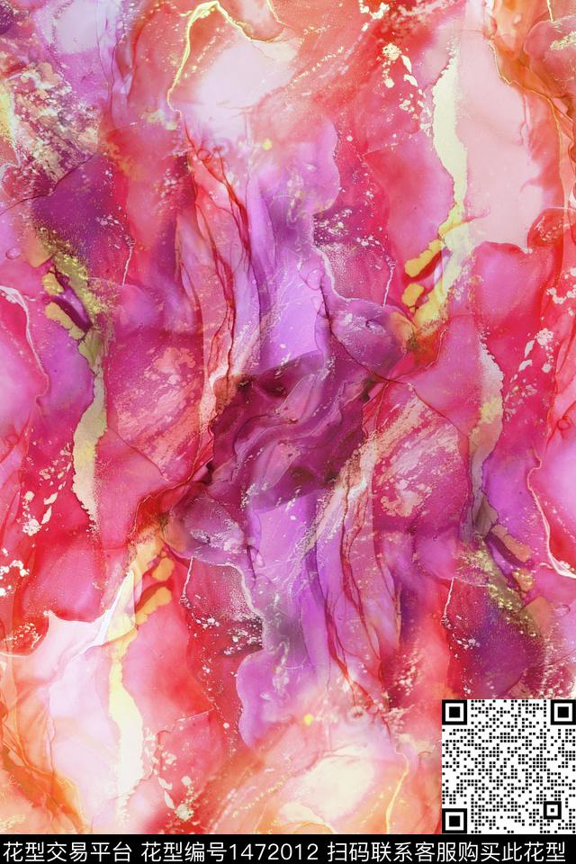 炫彩肌理女装数码印花华亿平台下载（图片编号: 1472012） - 瓦栏（Walan）