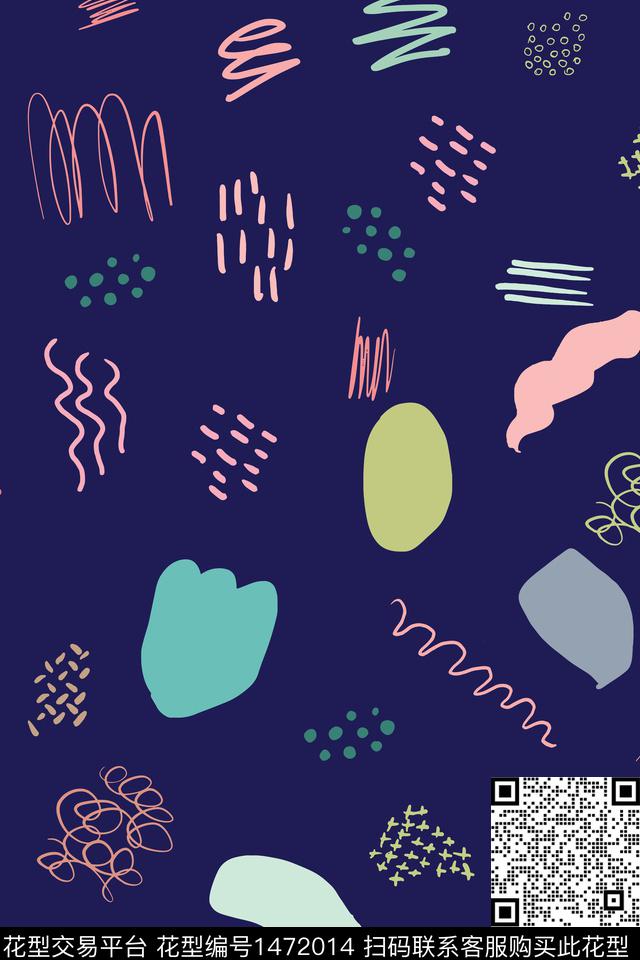 几何床品矢量传统印花华亿平台下载（图片编号: 1472014） - 瓦栏（Walan）