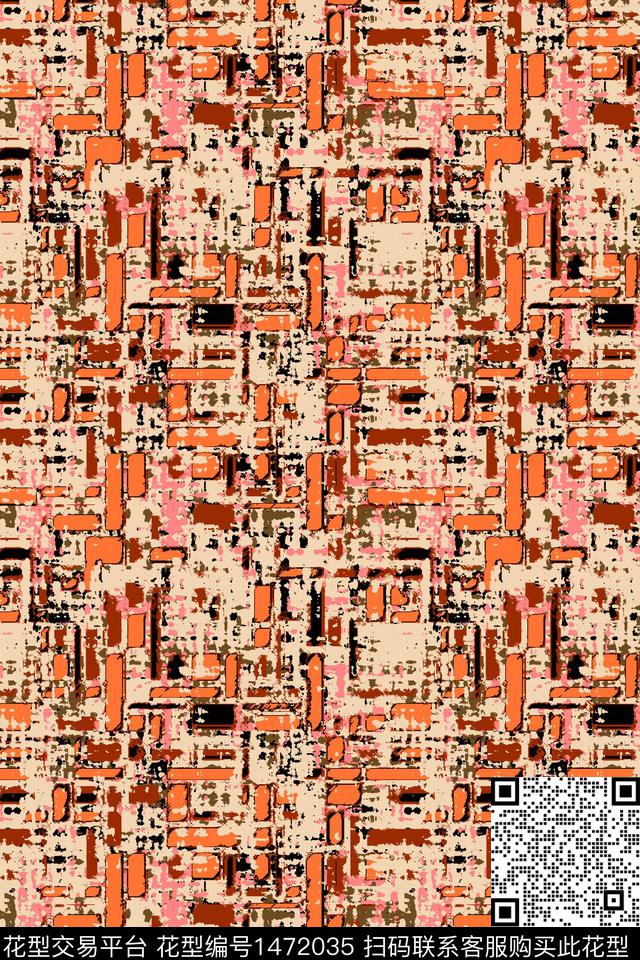 纹理年轻女性肌理数码印花华亿平台下载（图片编号: 1472035） - 瓦栏（Walan）