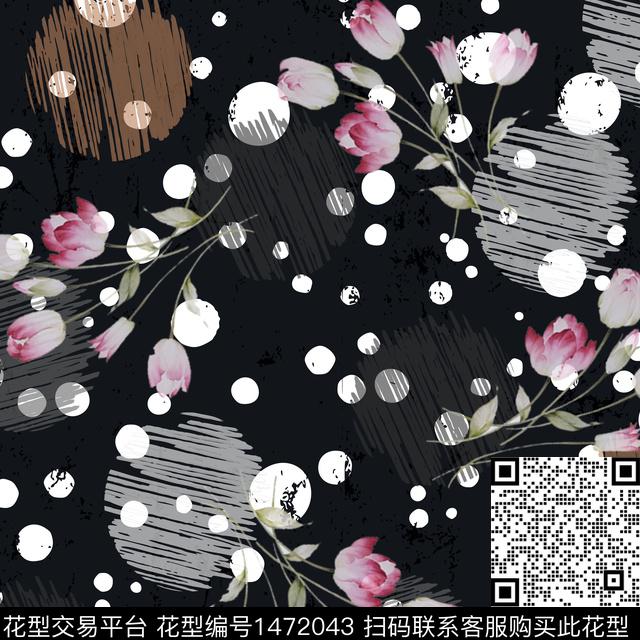 绿植树叶数码华亿平台花卉数码印花华亿平台下载（图片编号: 1472043） - 瓦栏（Walan）