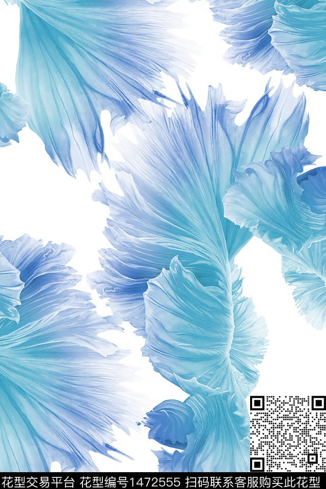 肌理大牌风小清新数码印花华亿平台下载（图片编号: 1472555） - 瓦栏（Walan）