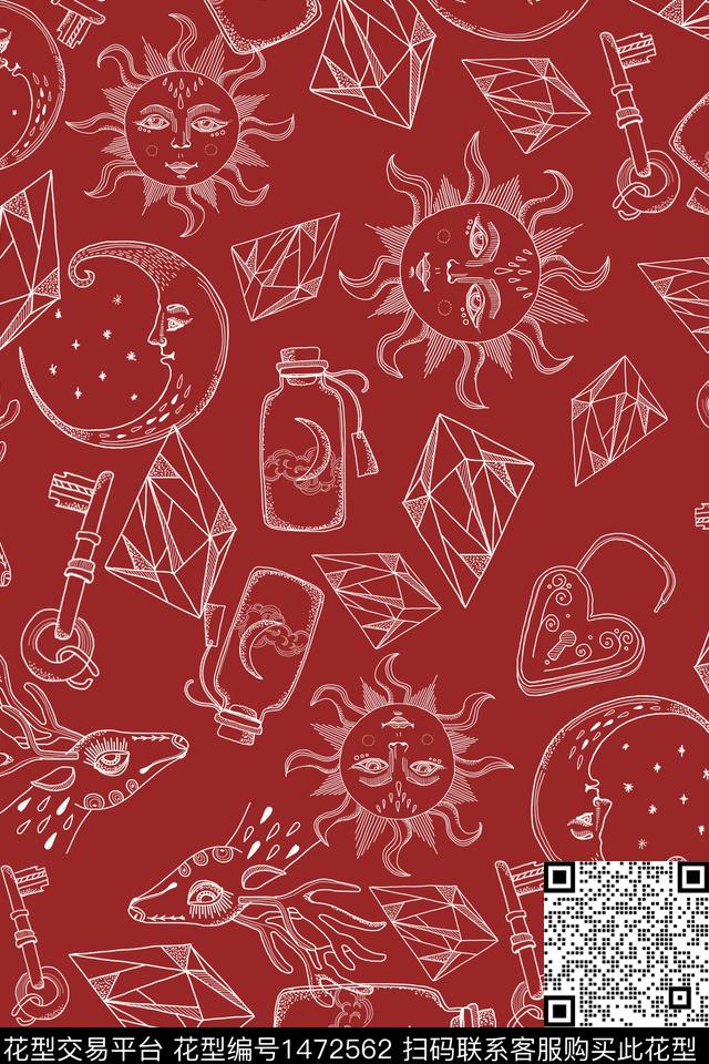 童装卡通趣味传统印花华亿平台下载（图片编号: 1472562） - 瓦栏（Walan）