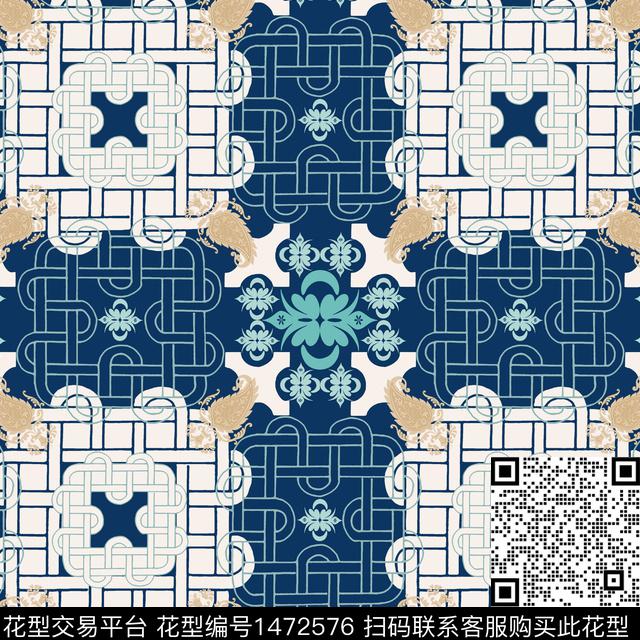 民族风花卉传统花纹传统印花华亿平台下载（图片编号: 1472576） - 瓦栏（Walan）