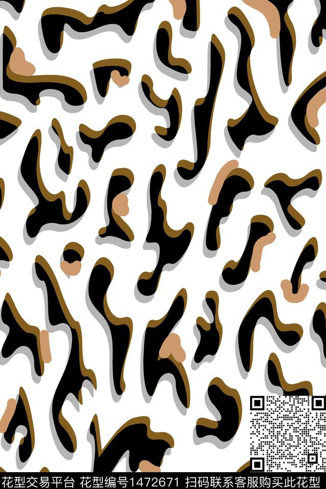 清爽底花卉花卉大牌风数码印花华亿平台下载（图片编号: 1472671） - 瓦栏（Walan）