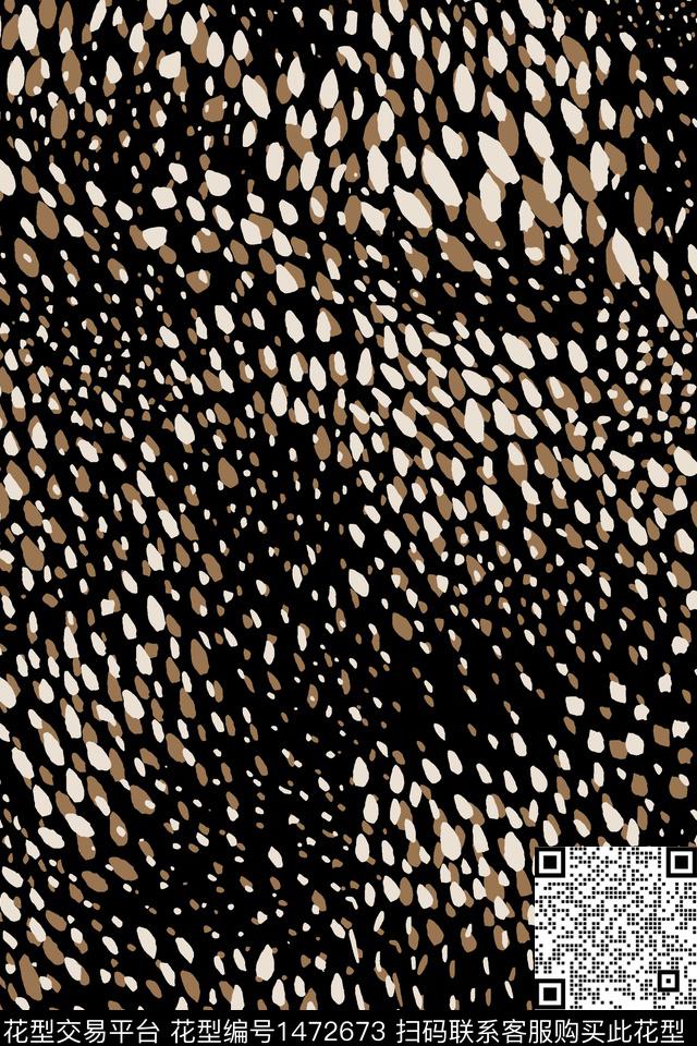 真丝波点审数码印花华亿平台下载（图片编号: 1472673） - 瓦栏（Walan）