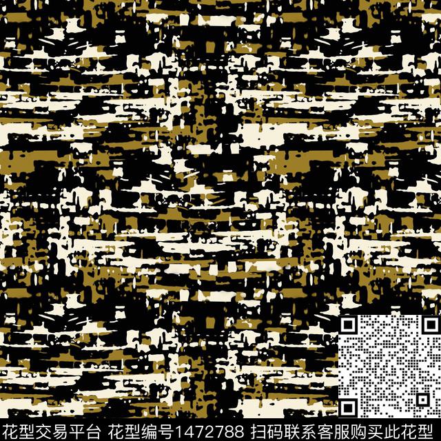 肌理抽象条纹传统印花华亿平台下载（图片编号: 1472788） - 瓦栏（Walan）