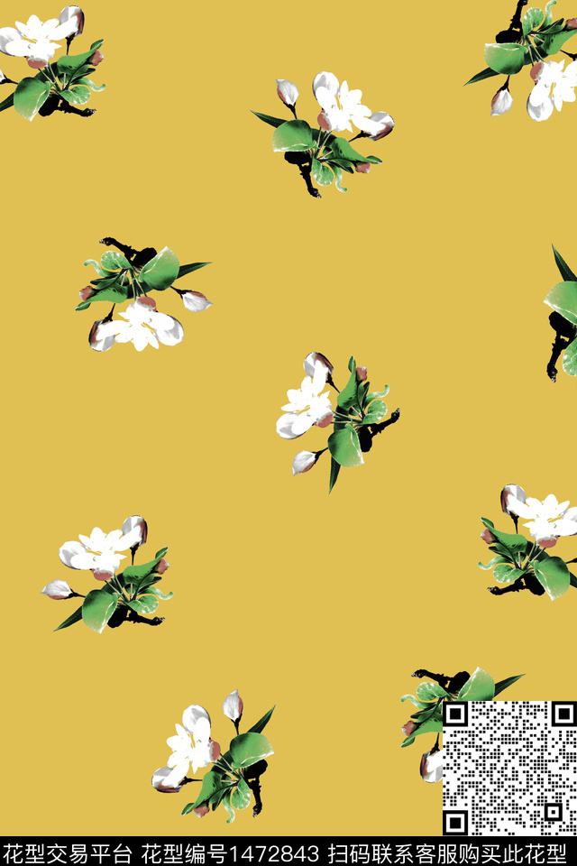 女装花卉小碎花数码印花华亿平台下载（图片编号: 1472843） - 瓦栏（Walan）