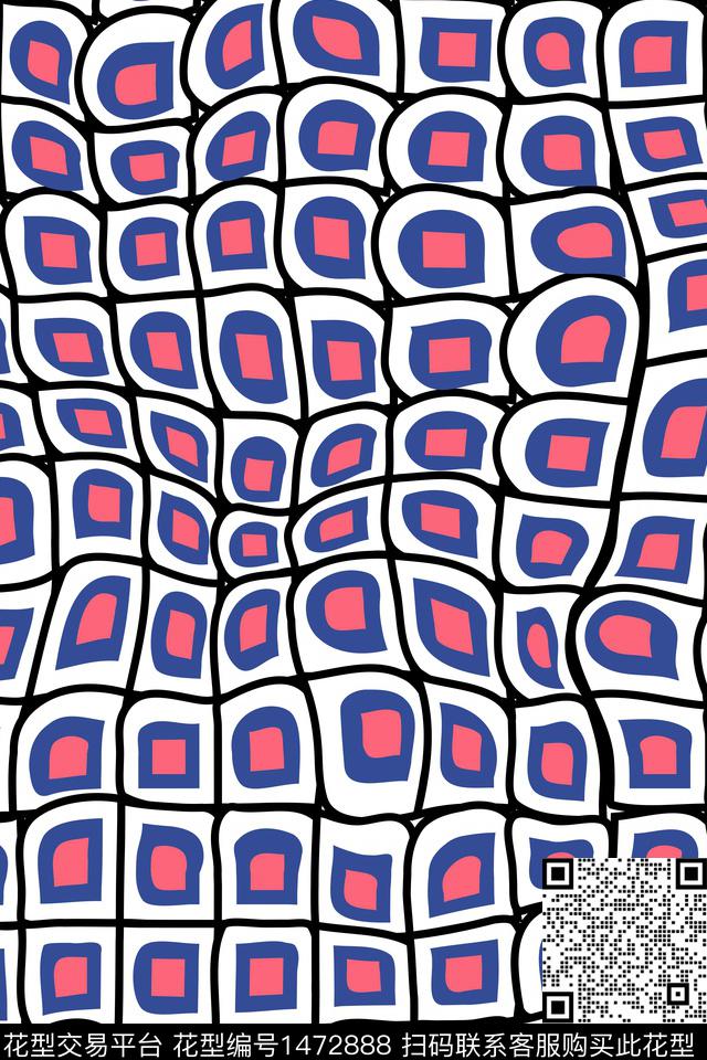 童装格子几何传统印花华亿平台下载（图片编号: 1472888） - 瓦栏（Walan）