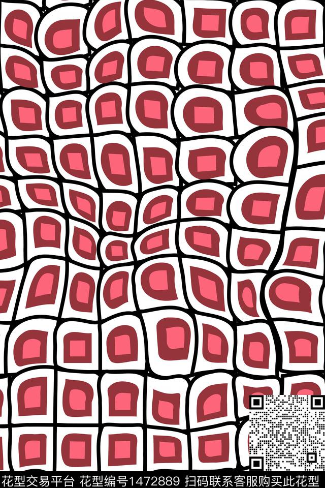 童装格子几何传统印花华亿平台下载（图片编号: 1472889） - 瓦栏（Walan）