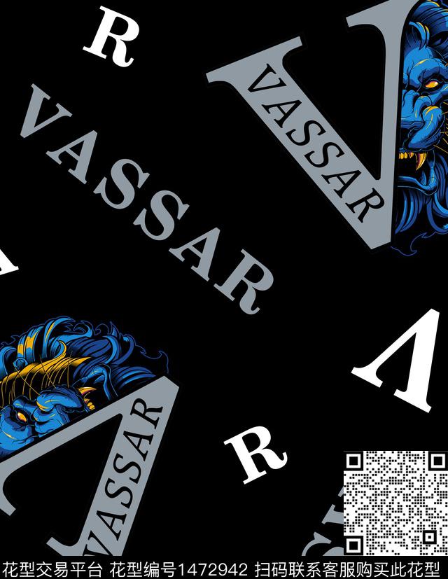 时尚狮子大牌男装数码印花华亿平台下载（图片编号: 1472942） - 瓦栏（Walan）