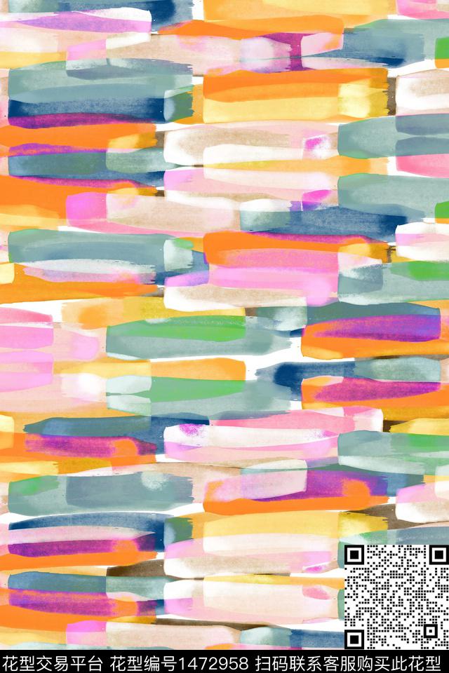 抽象男装户外家居服数码印花华亿平台下载（图片编号: 1472958） - 瓦栏（Walan）