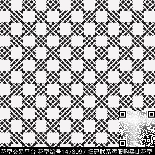 几何大牌风棋牌格纹传统印花华亿平台下载（图片编号: 1473097） - 瓦栏（Walan）