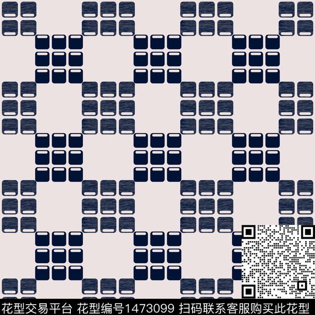 格子几何大牌风传统印花华亿平台下载（图片编号: 1473099） - 瓦栏（Walan）