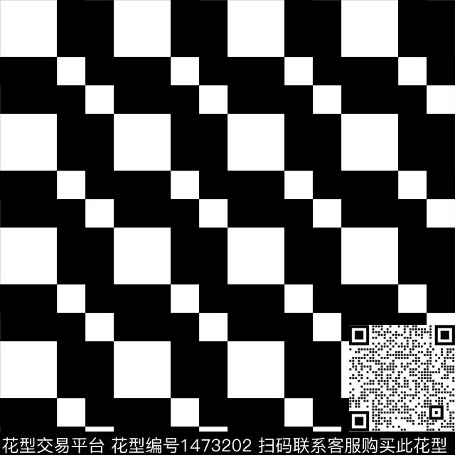 格子几何女装传统印花华亿平台下载（图片编号: 1473202） - 瓦栏（Walan）