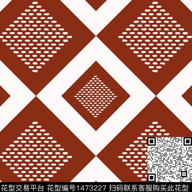 几何大牌风棋牌格纹传统印花华亿平台下载（图片编号: 1473227） - 瓦栏（Walan）