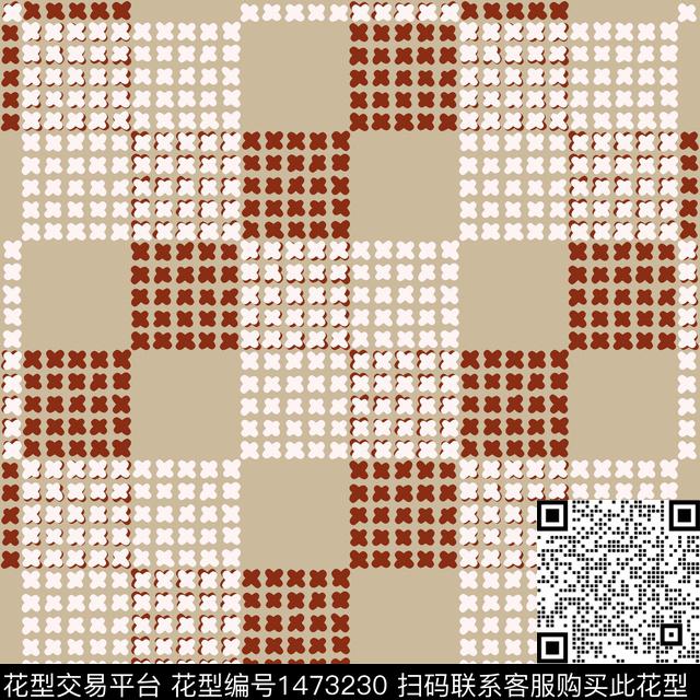 几何大牌风棋牌格纹传统印花华亿平台下载（图片编号: 1473230） - 瓦栏（Walan）