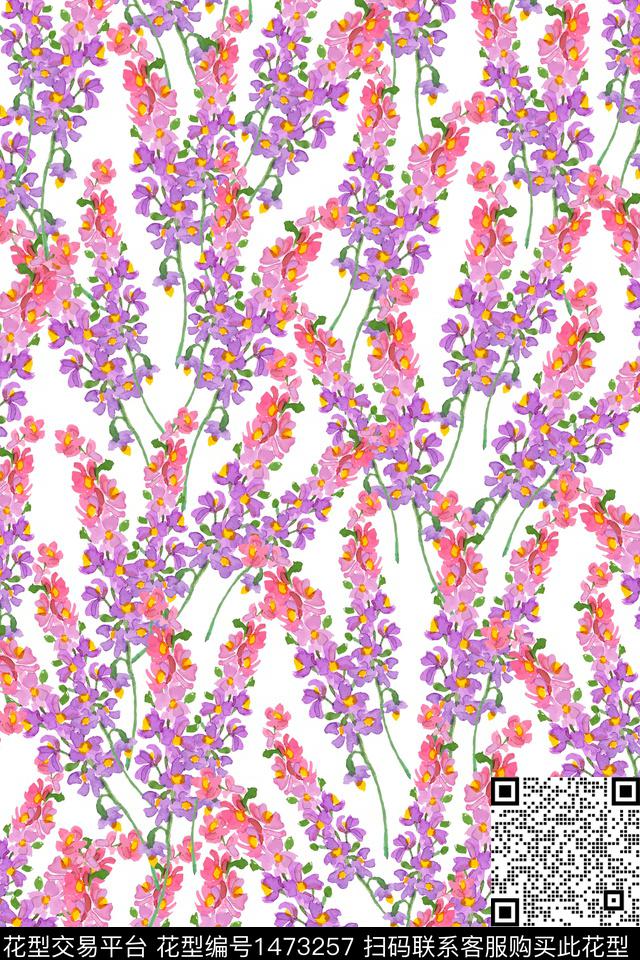 女装大牌风小碎花数码印花华亿平台下载（图片编号: 1473257） - 瓦栏（Walan）