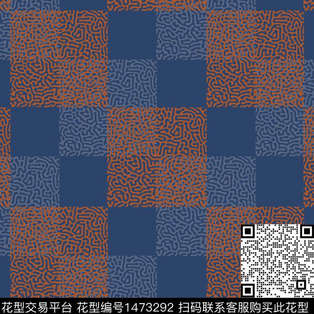 几何大牌风棋牌格纹传统印花华亿平台下载（图片编号: 1473292） - 瓦栏（Walan）