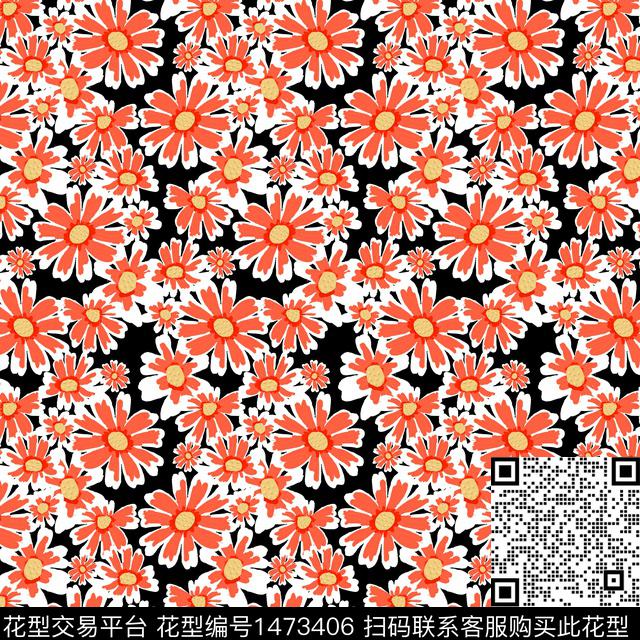 年轻女性大牌风小碎花传统印花华亿平台下载（图片编号: 1473406） - 瓦栏（Walan）