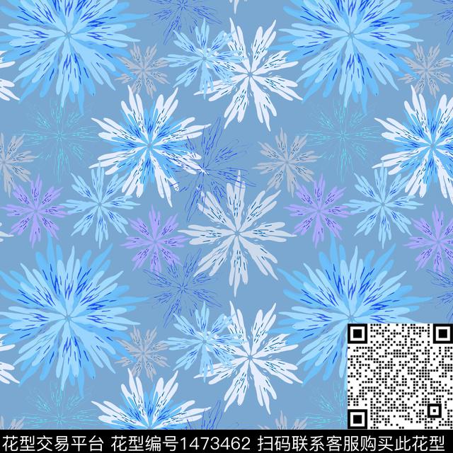 花卉大牌风小碎花传统印花华亿平台下载（图片编号: 1473462） - 瓦栏（Walan）