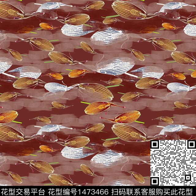 笔触大牌风小碎花传统印花华亿平台下载（图片编号: 1473466） - 瓦栏（Walan）