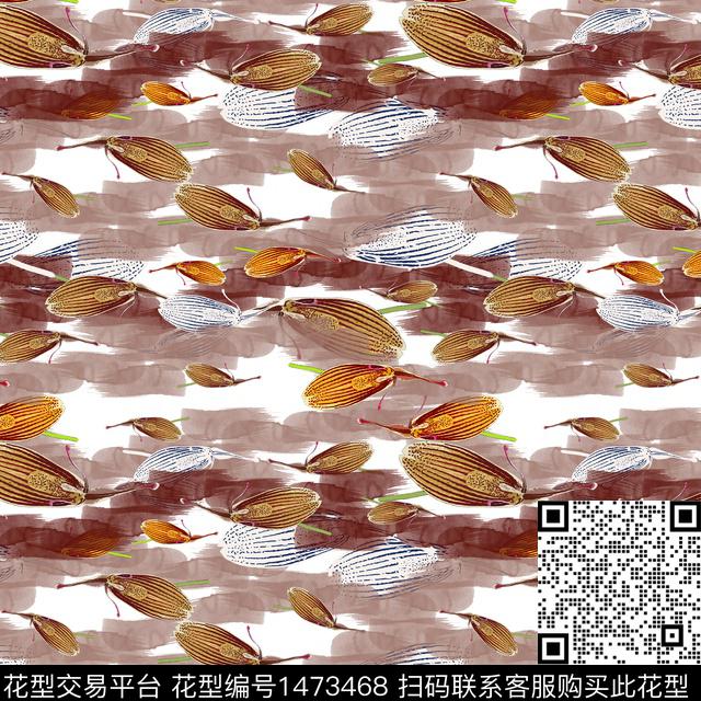 笔触大牌风小碎花传统印花华亿平台下载（图片编号: 1473468） - 瓦栏（Walan）