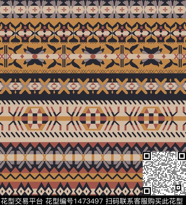 肌理抽象花卉女装传统印花华亿平台下载（图片编号: 1473497） - 瓦栏（Walan）