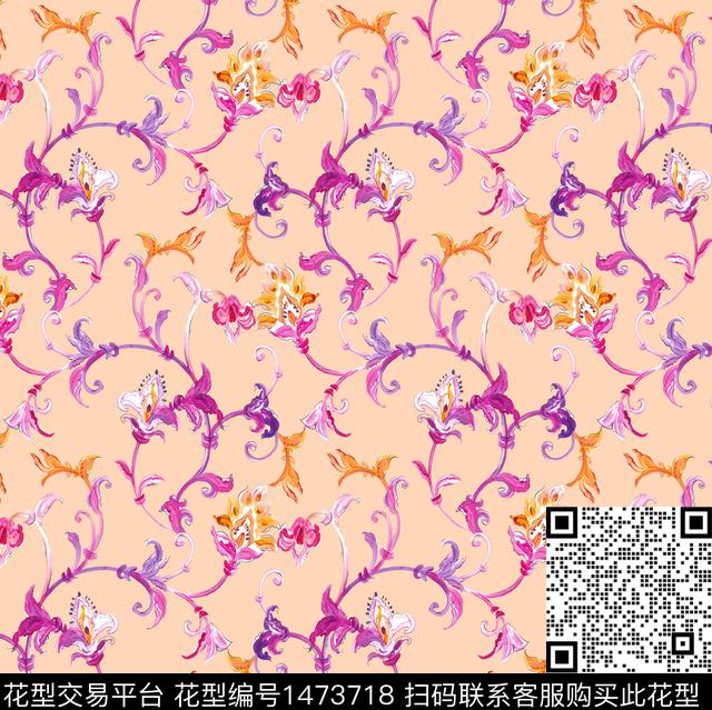 蜜蜂年轻女性大牌风数码印花华亿平台下载（图片编号: 1473718） - 瓦栏（Walan）